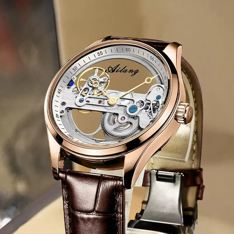 Timeless Elegance | Automatic Hollow Mechanical Watch Automatic Hollow Mechanical Watch Generation Hair | Ectron Online