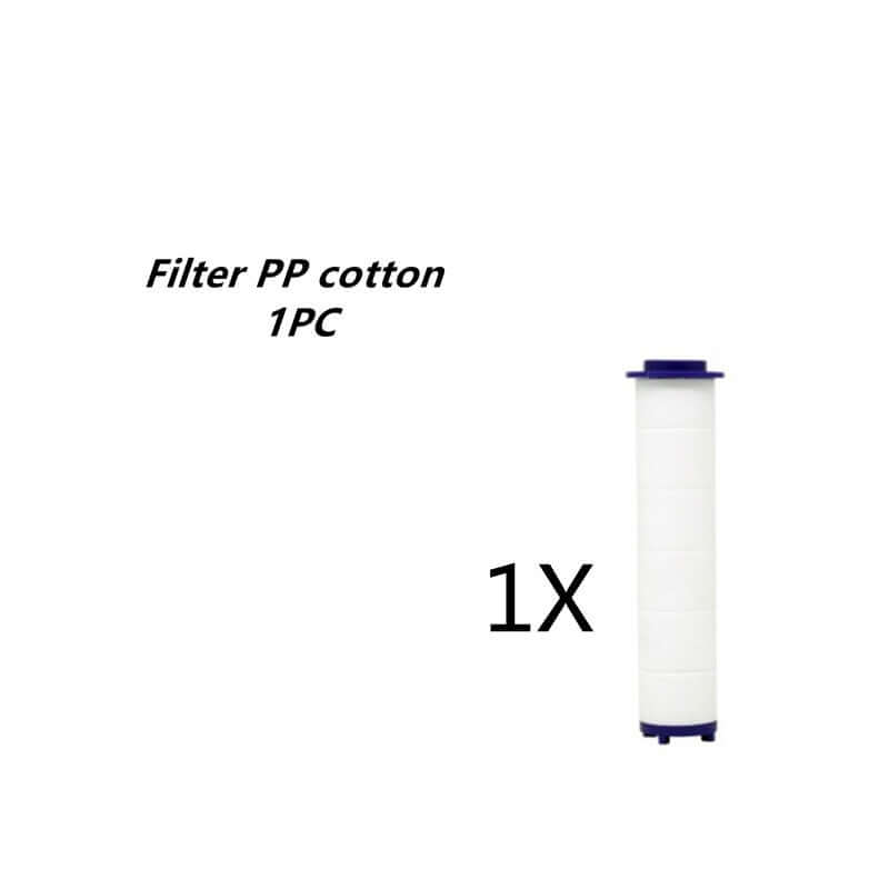 PP cotton filter cartridge (1 pc) with blue top cap