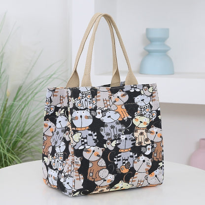 Women's Portable Cartoon Large Capacity Handbag