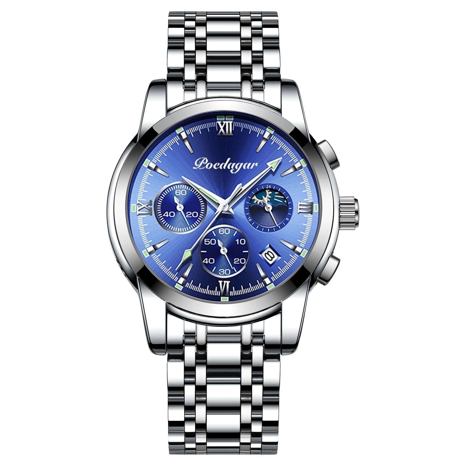Men's Multi-Function Quartz Watch Multifunctional Men's Watch Luminous Wat | Ectron Online