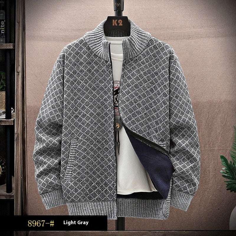 New Men's Casual Zipper Sweater Coat - Versatile & All-Match New Men's Casual Zipper Sweater Coat All | Ectron Online