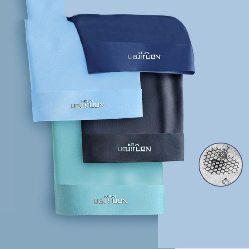 Summer Ice Silk Underwear Men's Graphene Crotch Breathable Underwear & Loungewear | Ectron Online