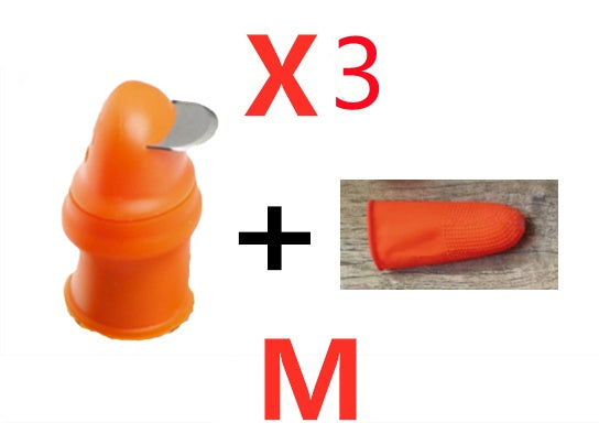 {{ brand }} Silicone Thumb Knife – Finger Protector for Cutting & Harvesting Angle M 3PCS - Silicone Thumb Knife Finger Protector Ge