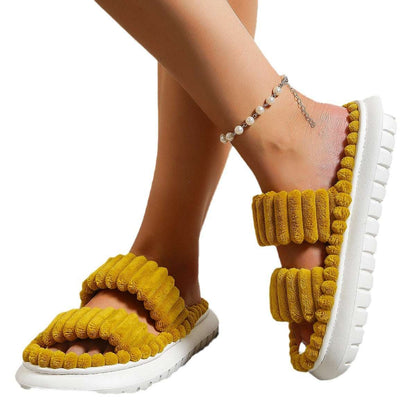 Soft & Comfortable Lamb Wool Cotton Slippers for Women Soft And Comfortable Lamb Wool Women's C | Ectron Online