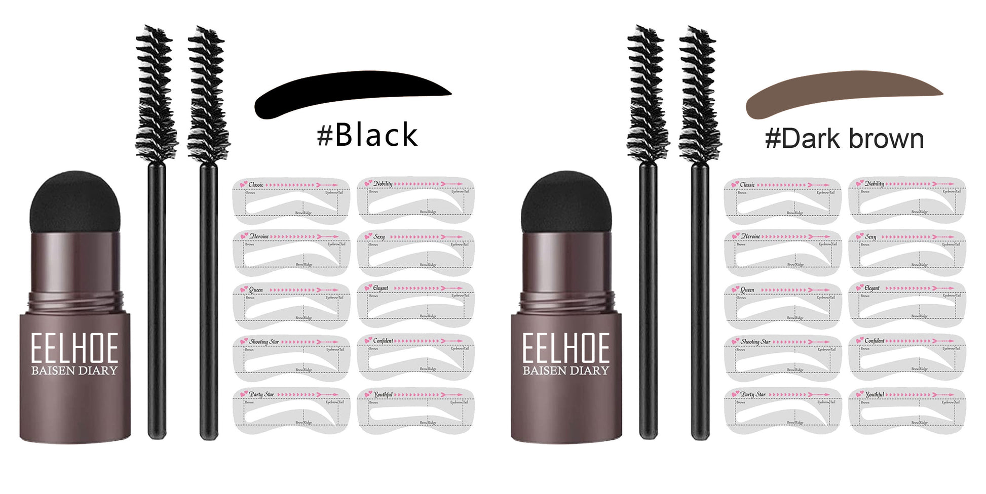 Eyebrow Mold Set Makeup Powder Eyebrow Mold Set Makeup Powder | Ectron Online