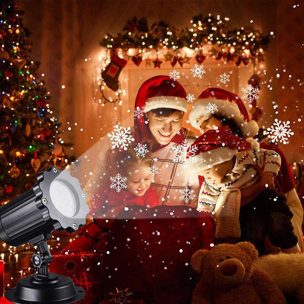 LED Christmas Blizzard Snowfall Laser Projector 