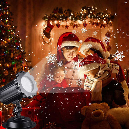 LED Christmas Blizzard Snowfall Laser Projector 