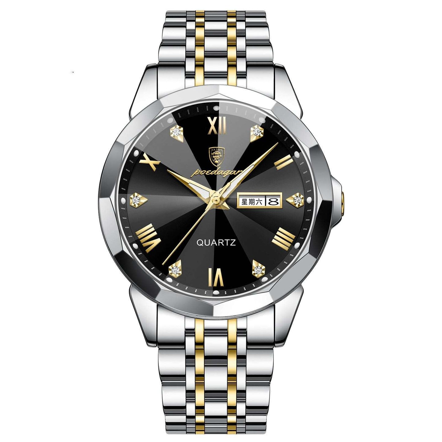 Men's High-Grade Business Watch Business Men's Watch Double Calendar Hig | Ectron Online