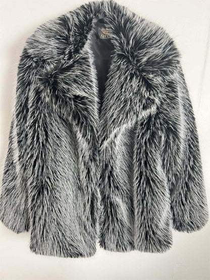 Fur Mid-length Coat Suit Warm Fur Coat