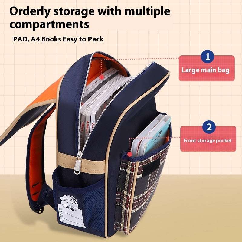 British Style Kindergarten Backpack | Waterproof Decompression Bag Waterproof Decompression British Style K | Ectron Online