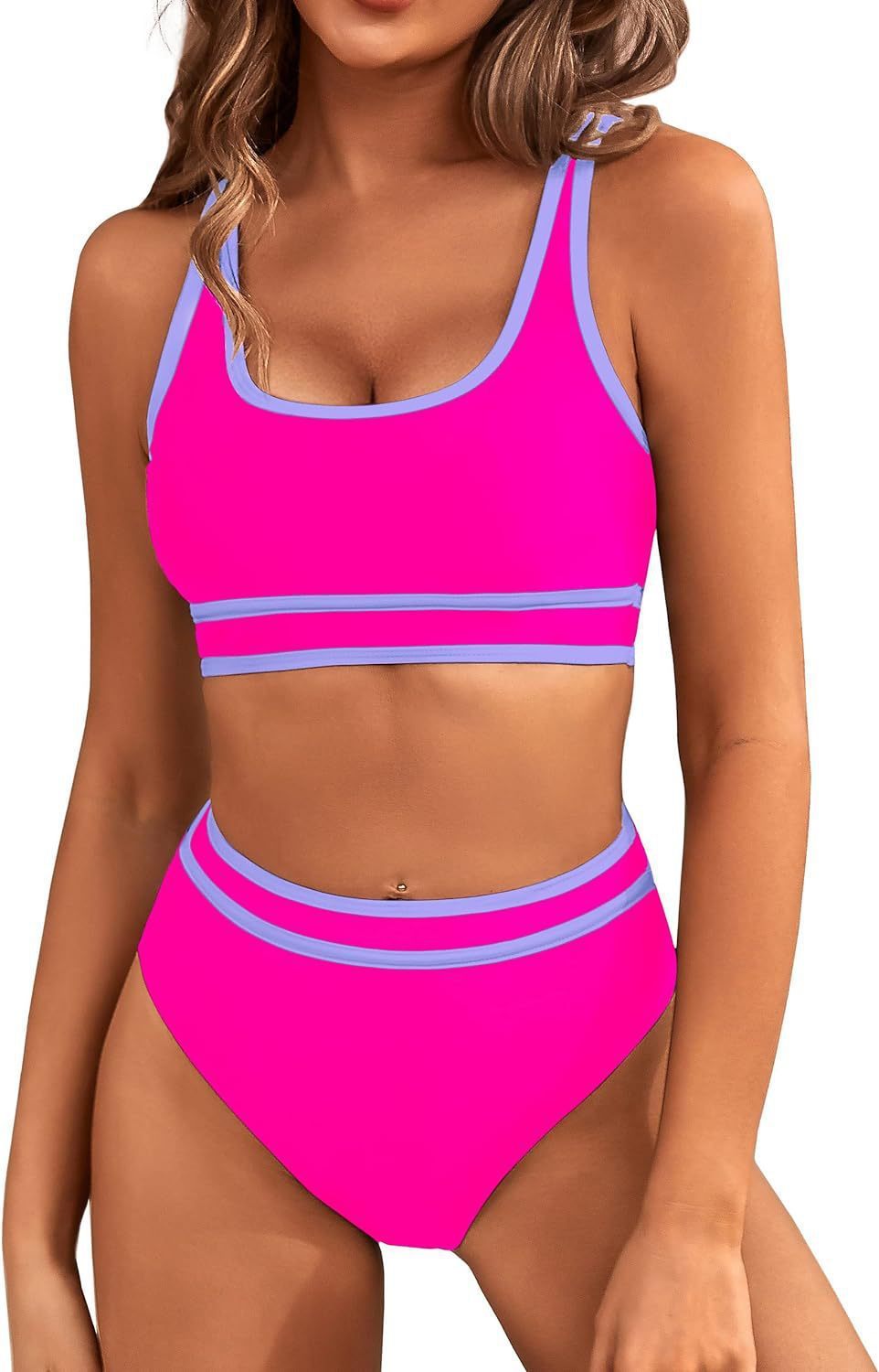 Bikini Tight-fitting Solid Color Swimsuit For Women Bikini Tight-fitting Solid Color Swimsui | Ectron Online