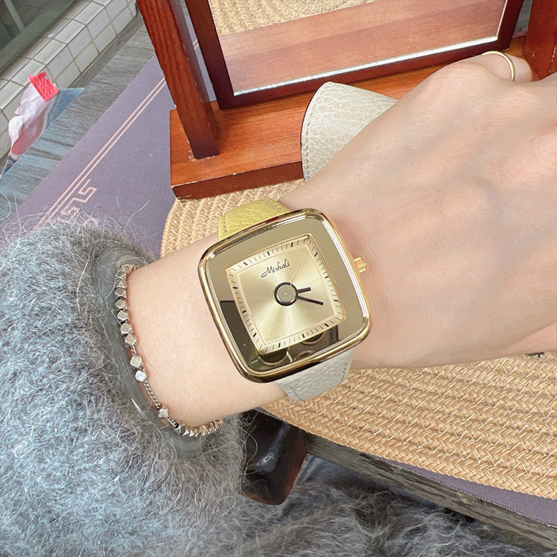 Elegant Glossy Watch with Magnetic Belt Magnetic Belt Waterproof Retro Elegant G | Ectron Online