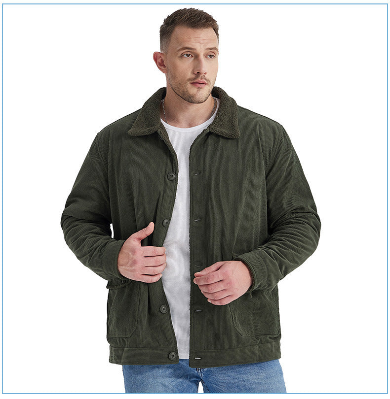Men's Cashmere Thickened Jacket