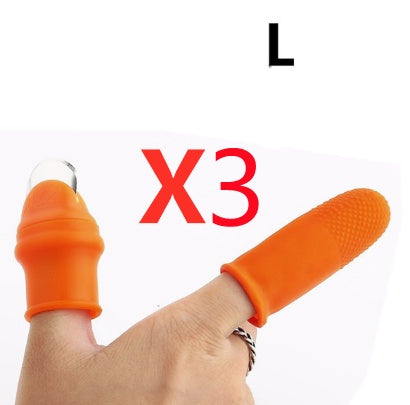 {{ brand }} Silicone Thumb Knife – Finger Protector for Cutting & Harvesting Straight L 3PCS - Silicone Thumb Knife Finger Protector Ge