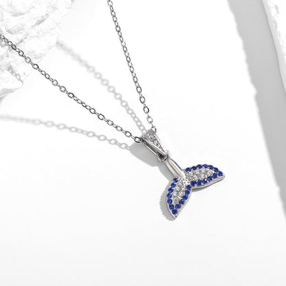 Strong Color Retention 18K Gold Ocean Series Pendant Gold Necklace