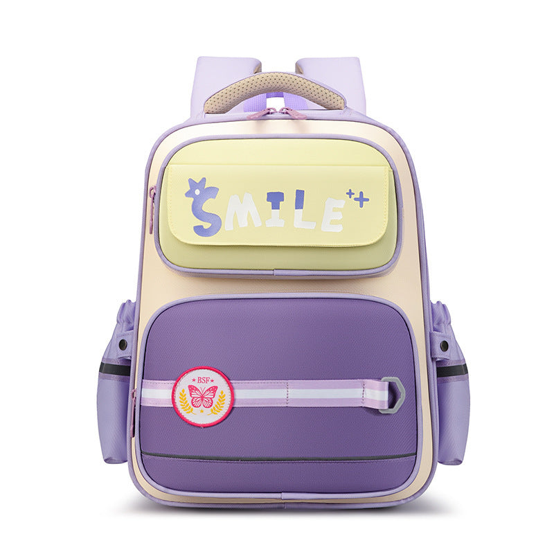British-Style Girls' Schoolbag with Cartoon Letters – 30x40cm Children's Cartoon Letters British Style | Ectron Online