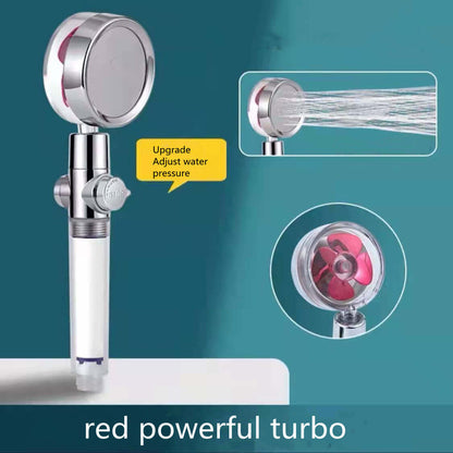 360° Rotating Turbo Shower Head Shower Head Water Saving Flow 360 Degree | Ectron Online