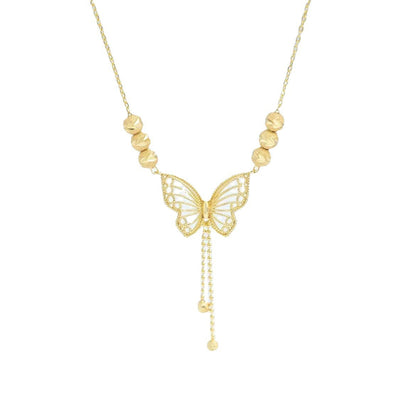 Fairy Butterfly Tassel Necklace Women's Design Fashion