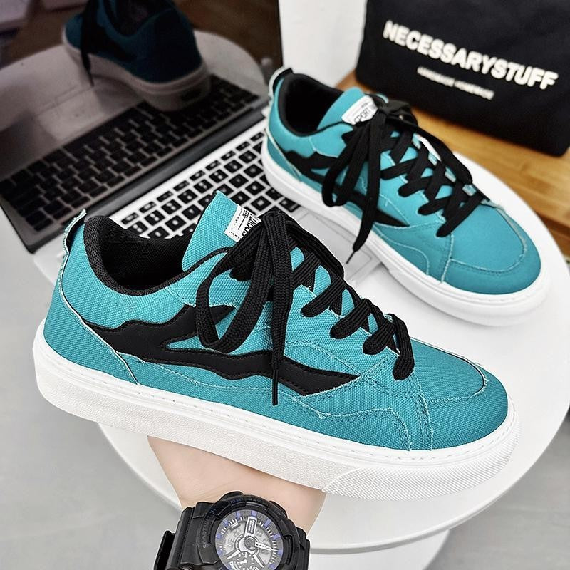 Men’s Black Sports Flat Shoes – Trendy & Comfortable Sports Black Trend Flat Shoes | Ectron Online