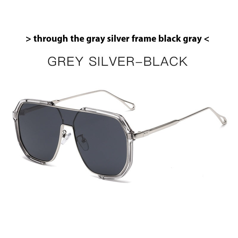 Concave Polygon Sunglasses – Anti-Blue Light, Stylish Protection Fashionable Concave Sunglasses Trendy An | Ectron Online