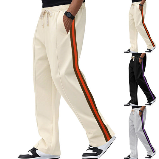 Contrast Stripe Sports & Casual Sweatpants Contrast Color Side Stripe Sports Speake | Ectron Online