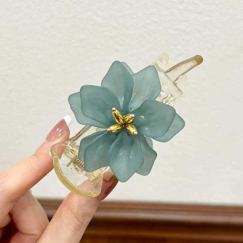 Elegant Bun Grabber Clip – Minimalist Floral Hair Accessory Bun Grabber Clip Headdress Sense Barrett | Ectron Online