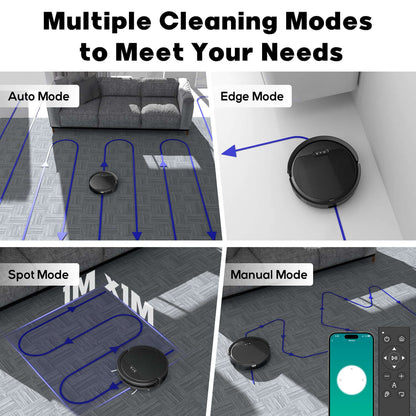 3-in-1 Robot Vacuum and Mop Robot Vacuum And Mop, 3 In 1 Combo Clean | Ectron Online