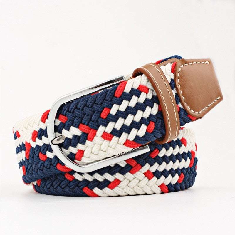 Women's Canvas Pants with Braided Belt Women's Canvas Belt Student Pants Casual | Ectron Online
