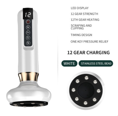 Electric Cupping Massager Electric Vacuum Cupping Massager For Body Anti-Cellulite Suction Cup Gua Sha Massage Body Cups Guasha Fat Burning Slimming Jars | Ectron Online