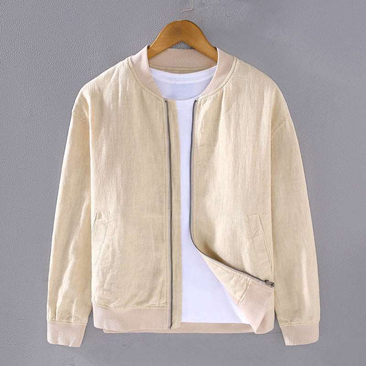 Men's Retro Ramie Casual Loose Jacket - Fashionable Outerwear Men's Fashion Retro Ramie Casual Loose J | Ectron Online