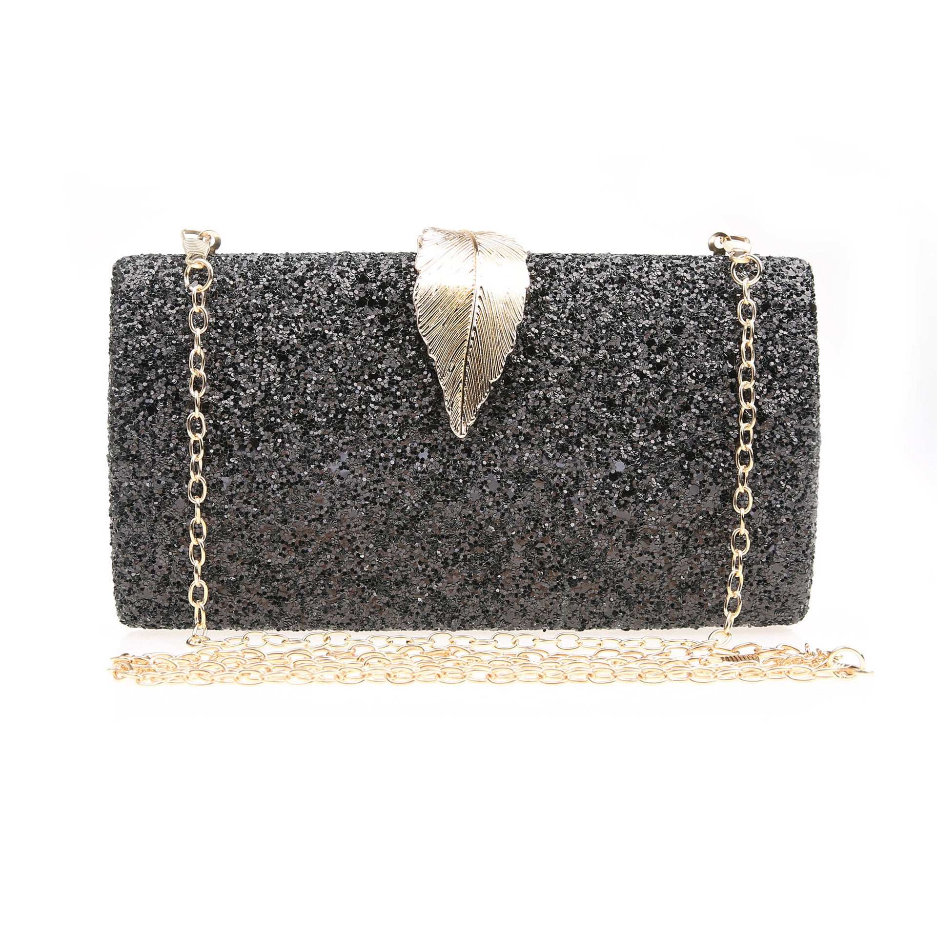 Sequined Dinner Bag Fashion Simple Clutch Long Small Square Bag Dress Bridal Bag Party Wedding