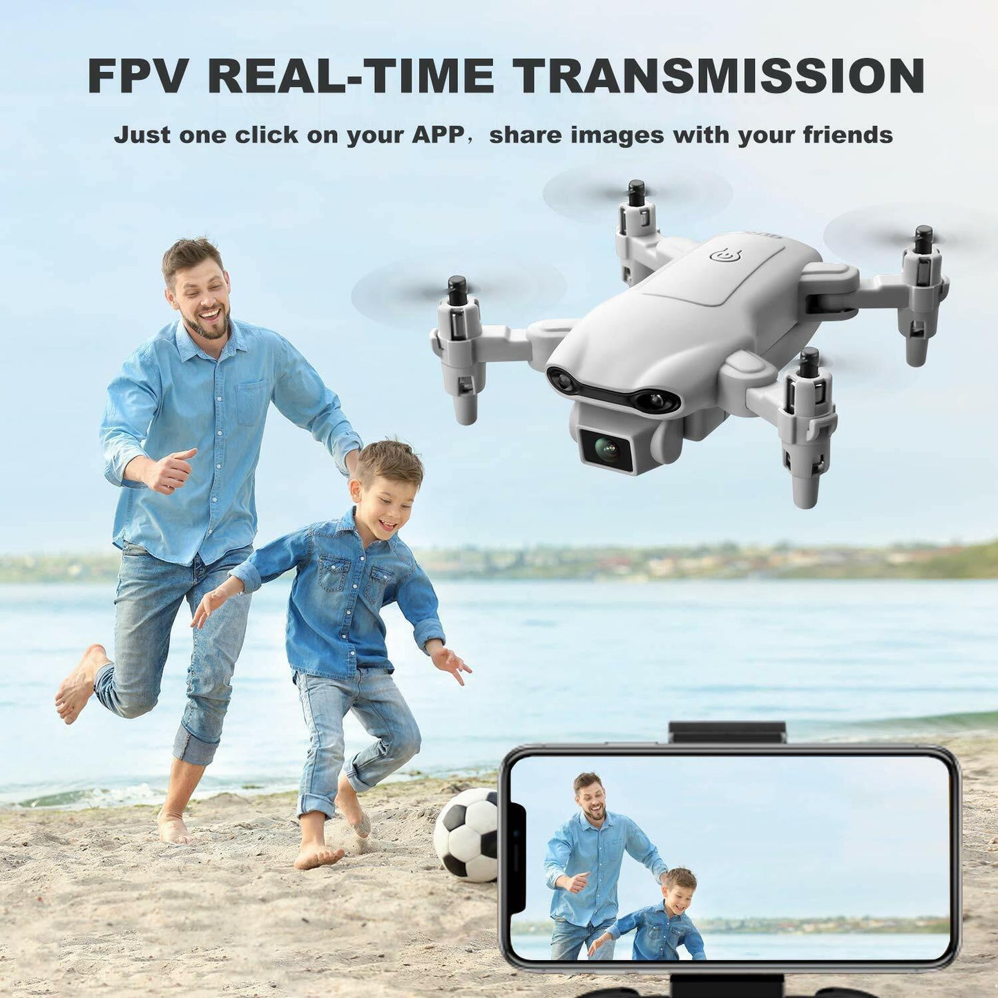 4D V9 Mini Drone with Camera for Kids | Portable Remote Control Toy