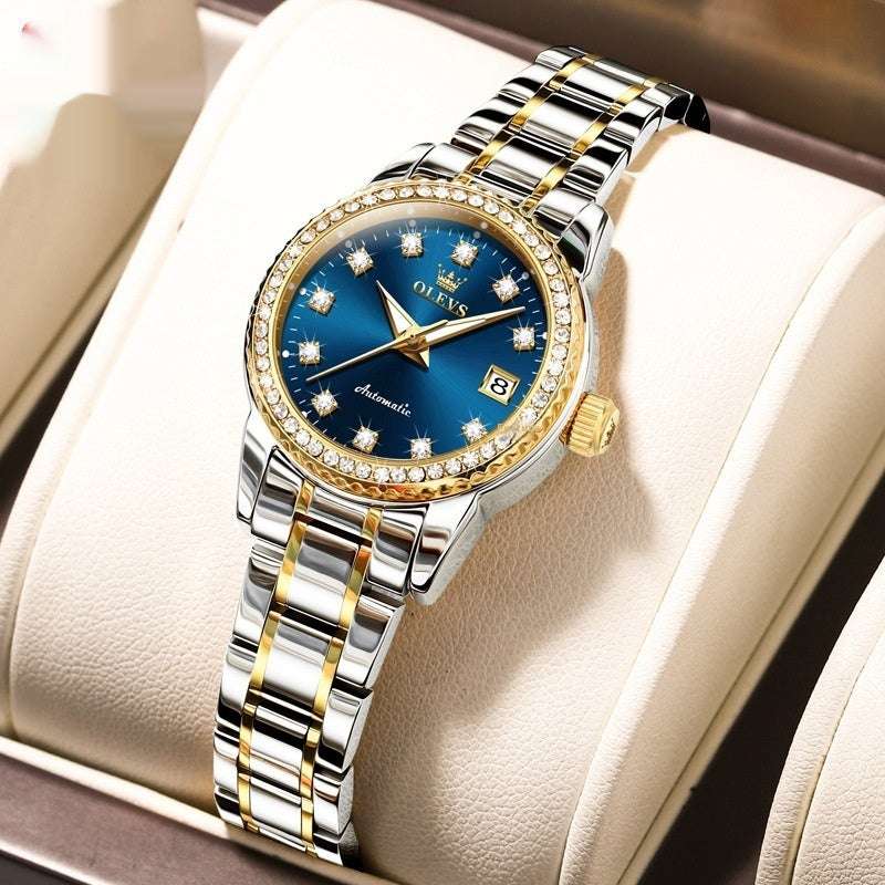 Women's Waterproof Casual Mechanical Watch Women's All-match Casual Waterproof Mech | Ectron Online