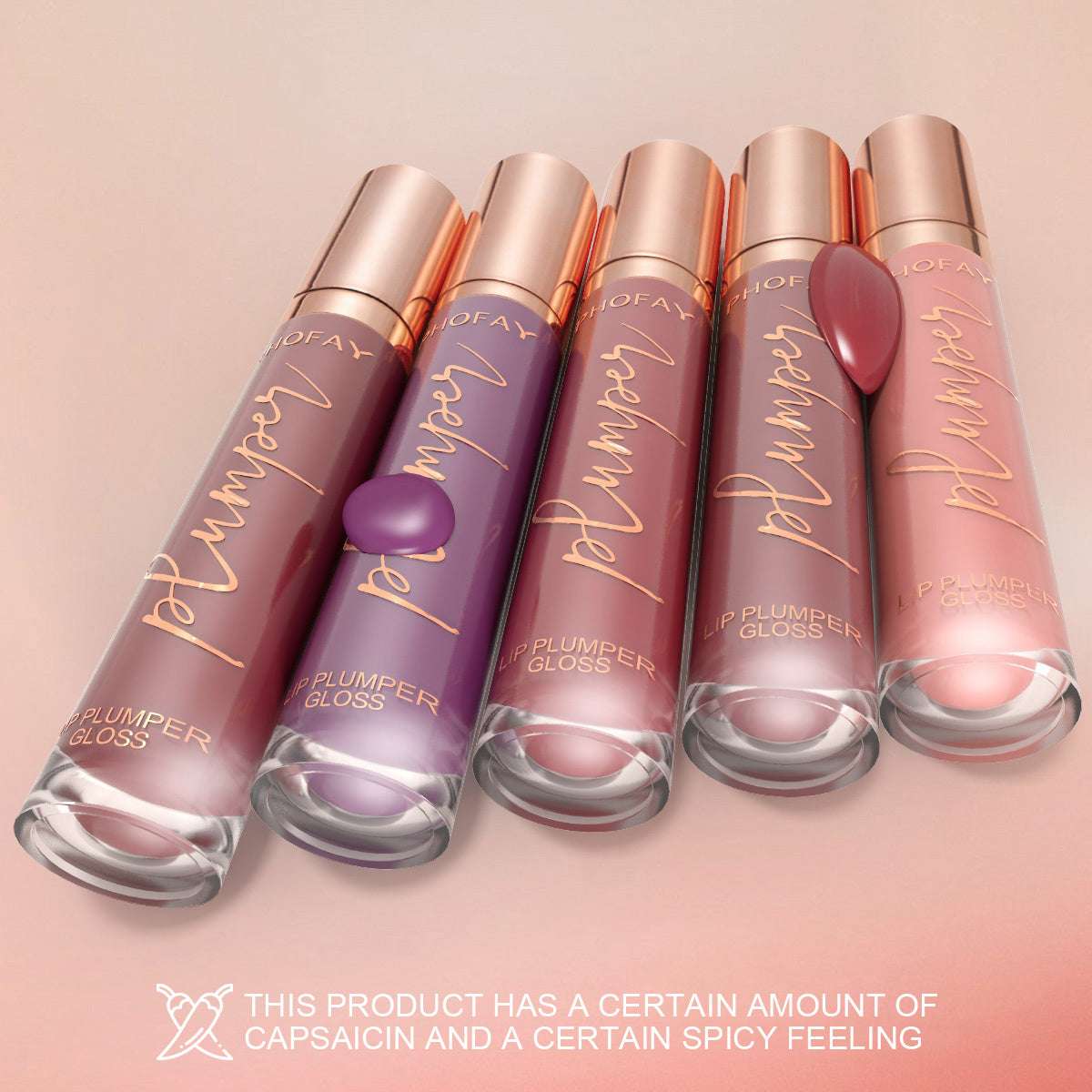 PHOFAY Shiny Lip Plumper Gloss | Volumizing PHOFAY Shiny Lip Plumper Gloss | Ectron Online