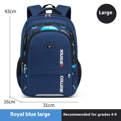 Simple Waterproof Multi-compartment Large Capacity Backpack