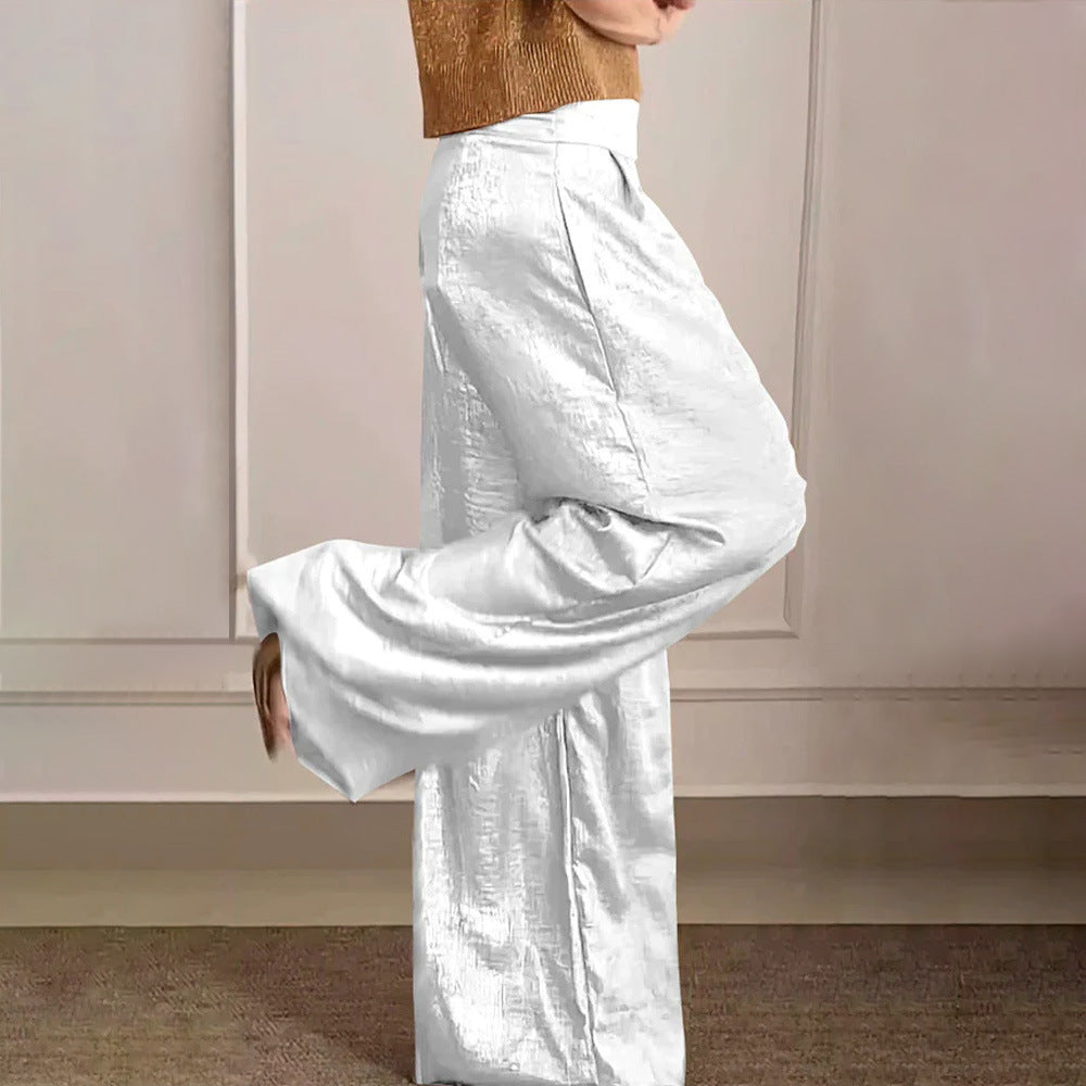 Women's High Waist Slimming Loose Casual Wide Leg Pants Women's High Waist Slimming Loose Casual | Ectron Online