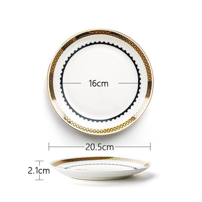 Light Luxury Western Tableware Plate Set Nordic