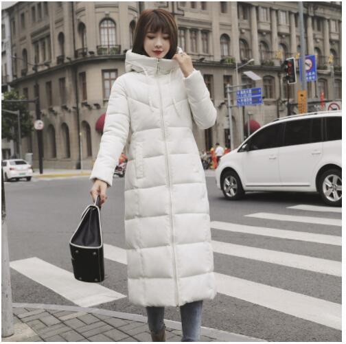 Women's thick over-the-knee plus size cotton coat