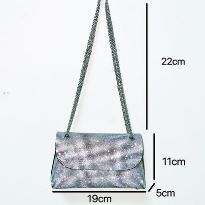 Niche Design Single Shoulder Women's Bag Full Of Diamonds Super