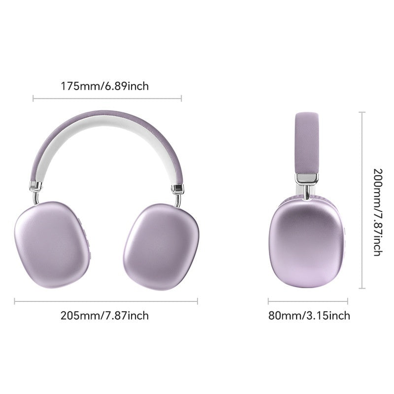 TEX-T9 Bluetooth Wireless Headphones | Over-Ear Head-Mounted Design