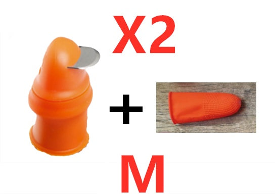 {{ brand }} Silicone Thumb Knife – Finger Protector for Cutting & Harvesting Angle M 2PCS - Silicone Thumb Knife Finger Protector Ge