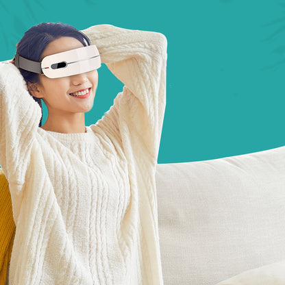 4D Bluetooth Eye Massager Bluetooth-compatible Vibrating Hot Compr | Ectron Online