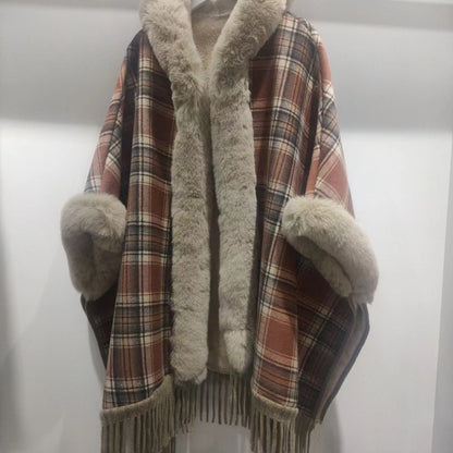 Maillard Plaid Winter Shawl Maillard Plaid, Brushed Thickened Winter | Ectron Online