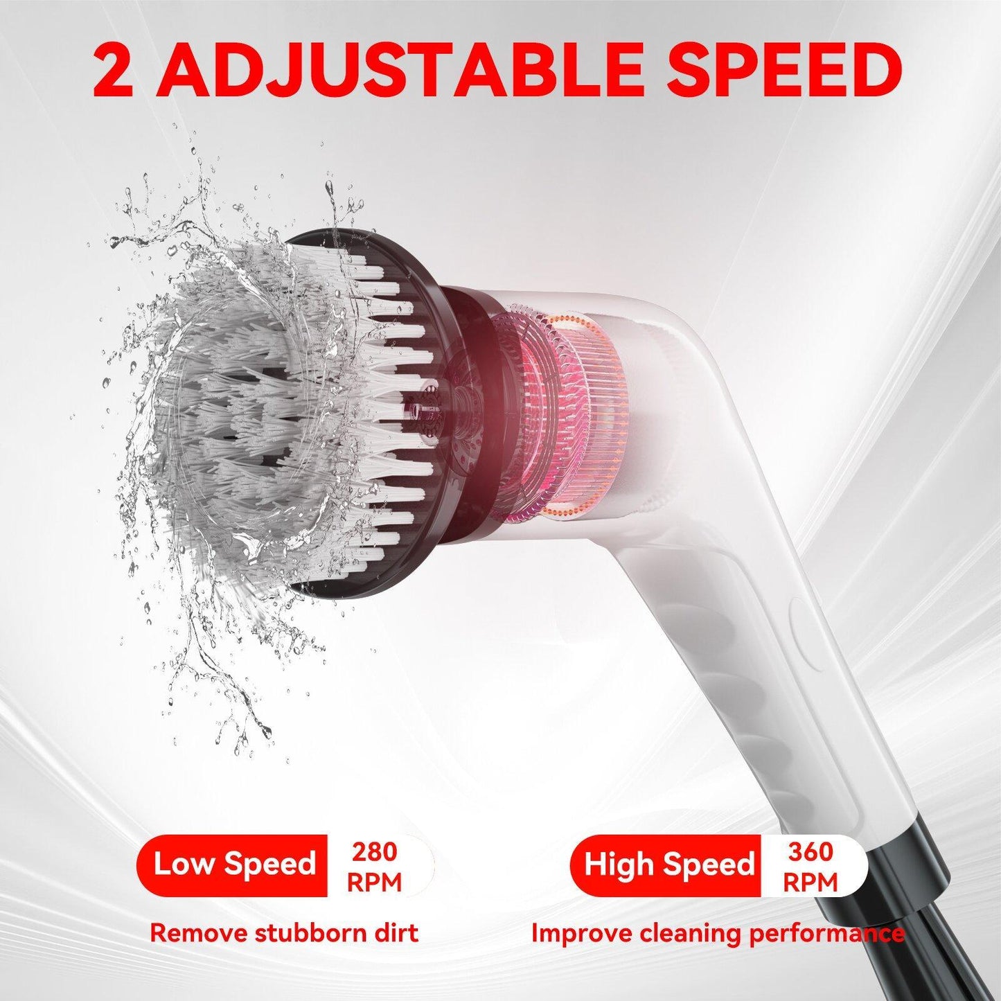 Electric Cleaning Brush - Power Scrubber for Kitchen and Bathroom