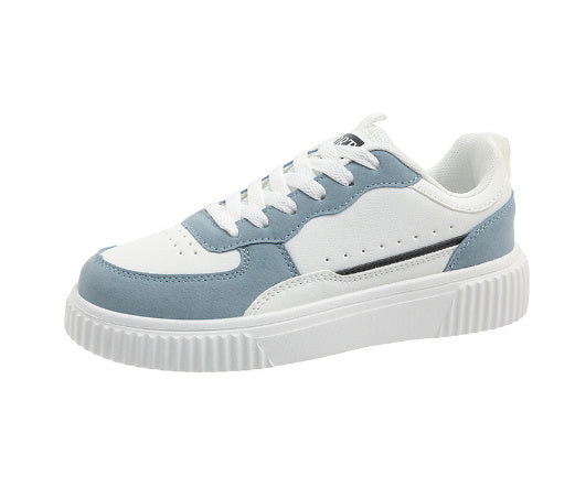 Autumn White Shoes for Students – Trendy Korean Style Platform Autumn New Breathable White Shoes For St | Ectron Online