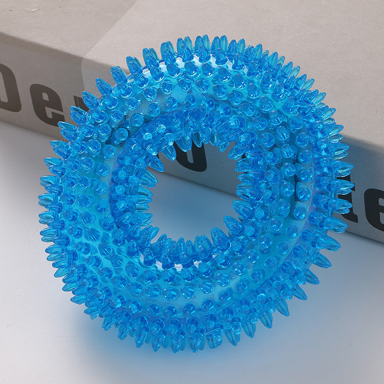 TPR Toy Spiky Ball Sounding Dog Toy – Durable & Fun Chew Toy TPR Toy Spiky Ball Sounding Dog | Ectron Online