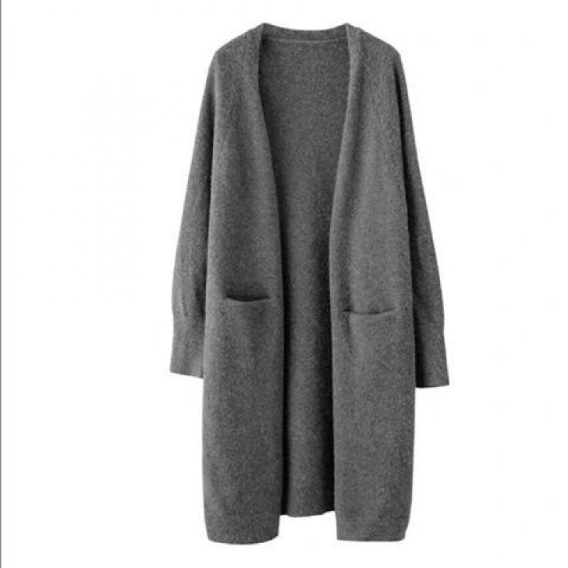 Long Over-the-Knee Sweater Outerwear Mid-length Over-the-knee Early Autumn An | Ectron Online