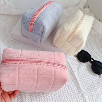 Korean Style Soft Cloud Makeup Bag Simple