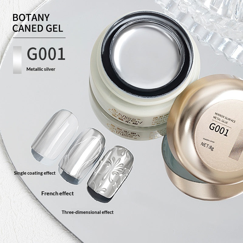 Japanese-style Liquid Mirror Metallic Gel Polish