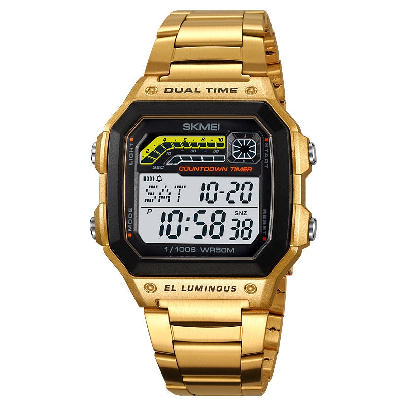 Men's Electronic Waterproof Watch Men's Electronic Watch Luminous Waterpro | Ectron Online